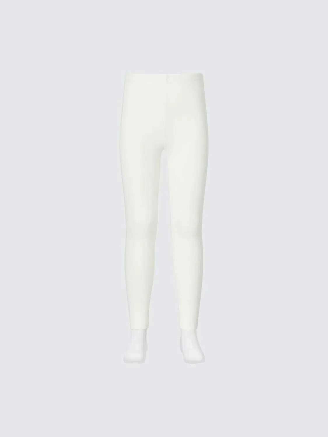 Детские леггинсы HEATTECH хлопковые Uniqlo, молочный