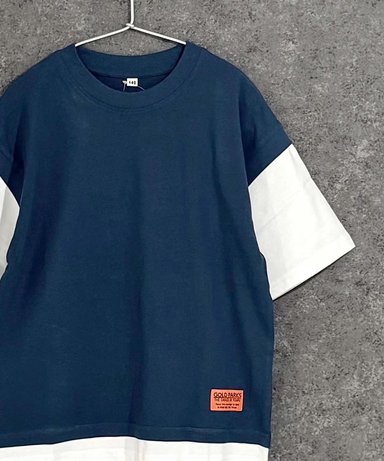 Детская футболка с имитацией многослойности, без рукавов Universal Style Wear, Blue
