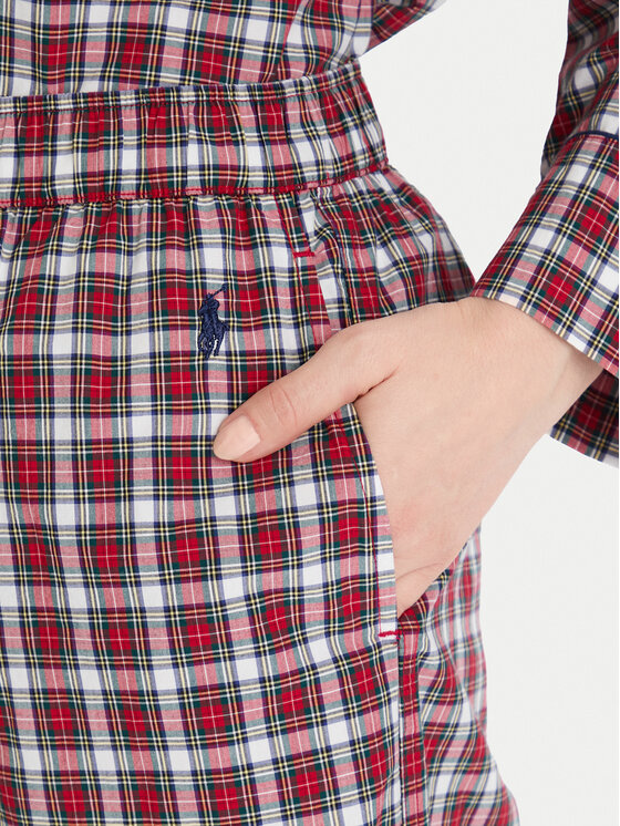 Пижама relaxed fit 4P0429 Polo Ralph Lauren, красный — фото 3