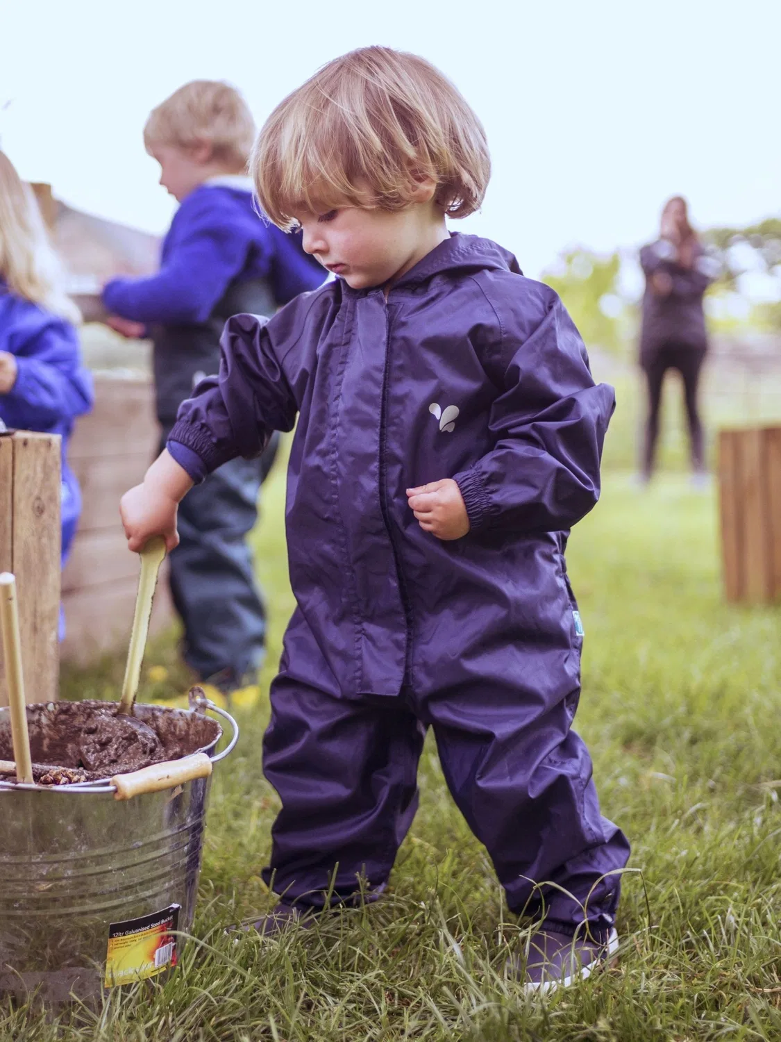 Водонепроницаемый комбинезон Originals Muddy Puddles, темно-синий — фото 2