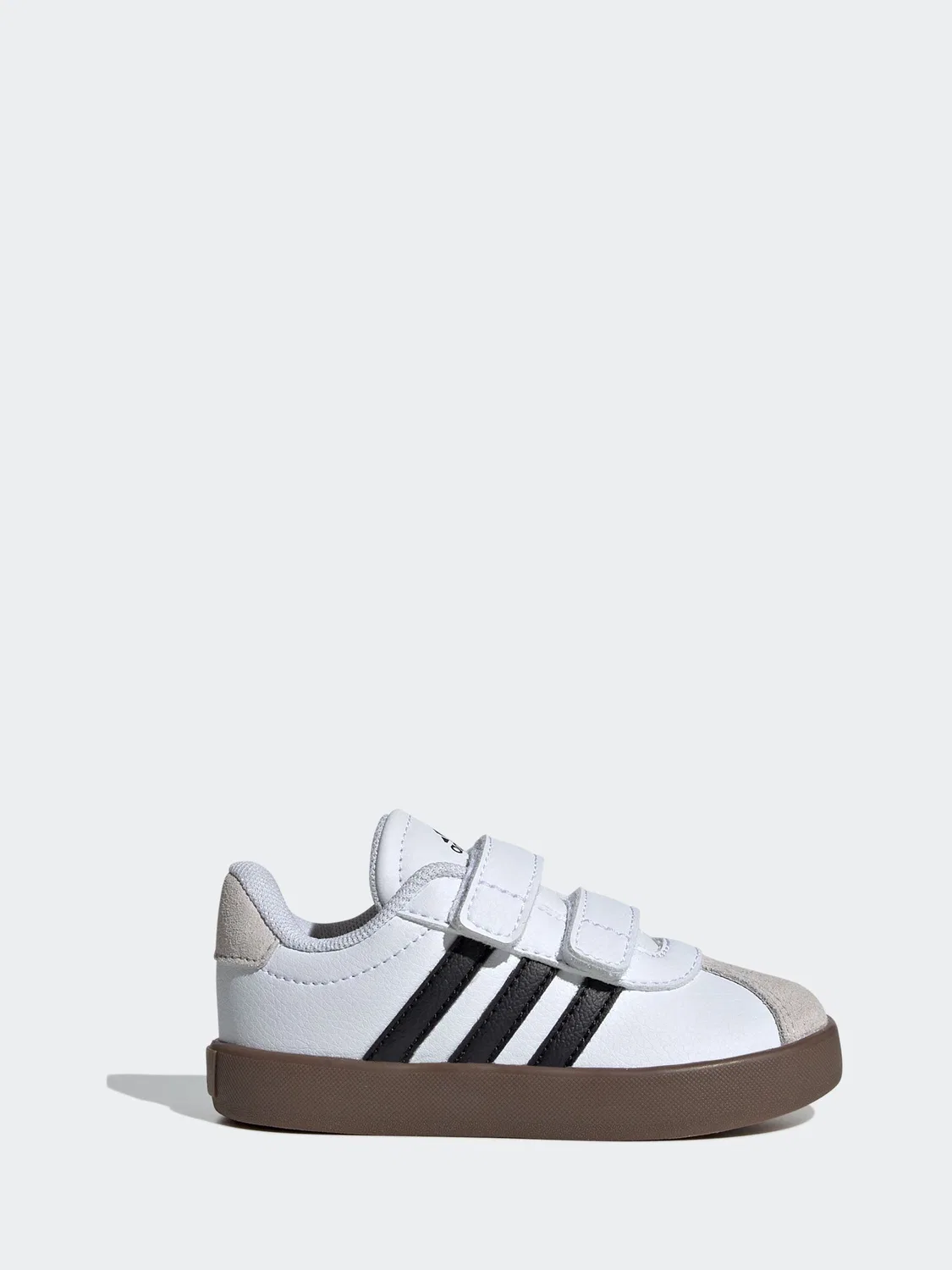 Кроссовки детские adidas VL Court 3.0, белые/черные
