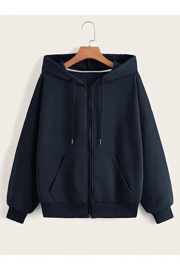 Детские свитшот-худи с капюшоном и карманом-кенгуру Daxis Sportwear Company, Green-Navy Blue — фото 2