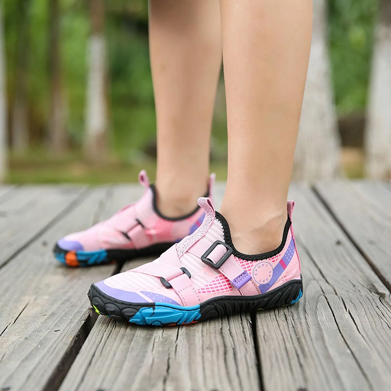 Детские кроссовки для мальчиков с принтом Scarpe Scoglio, Pink — фото 3