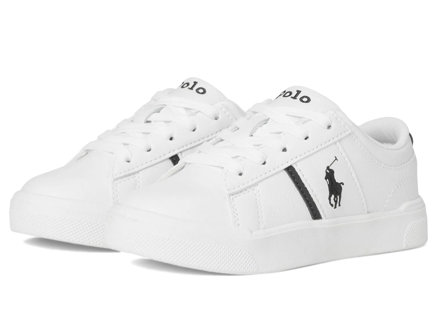 Детские кроссовки для девочек Frazier POLO RALPH LAUREN, White Navy Blue