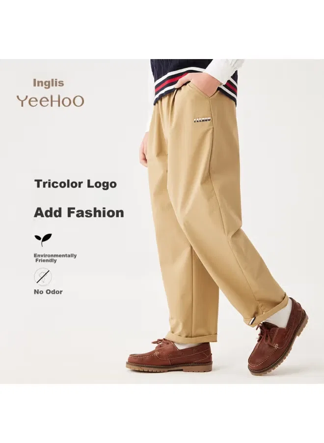 Брюки прямые британский стиль Yeehoo, хаки