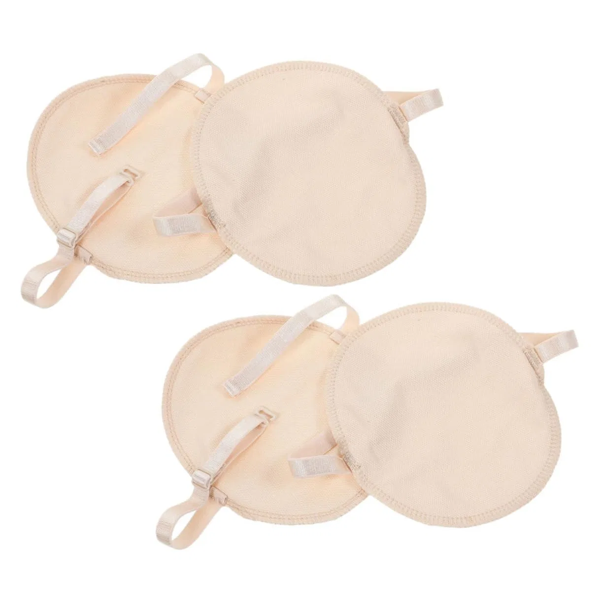Впитывающие подмышечные прокладки, Хлопок, PAMINGONO, 2 пары, 14.5x12x0.2 см, Beige