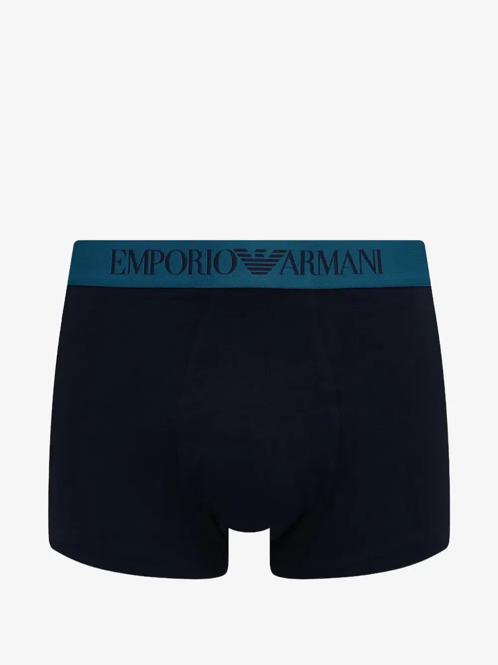 Боксеры с логотипом на поясе (комплект из двух штук) EMPORIO ARMANI, синий — фото 2