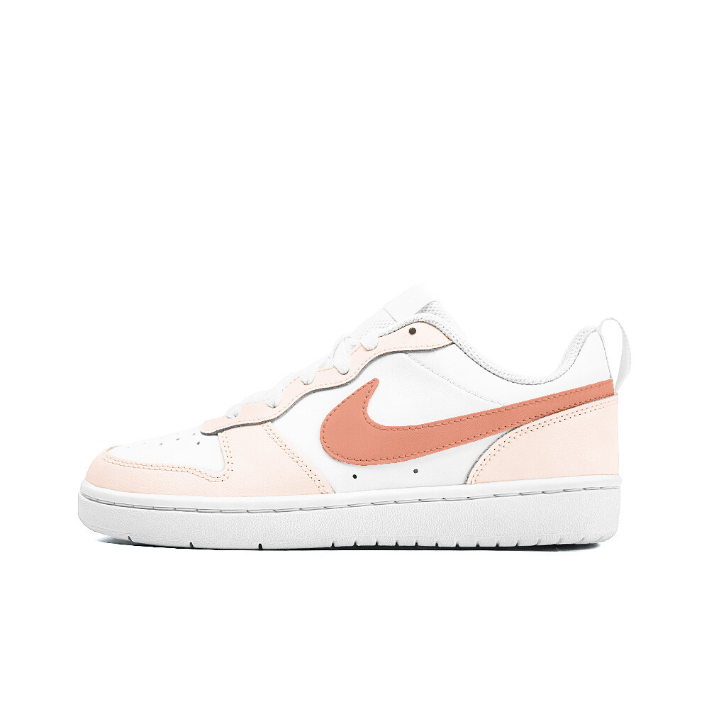 

Кроссовки Nike Court Borough Skateboarding Shoes Women's Low-top White, белый/розовый/оранжевый