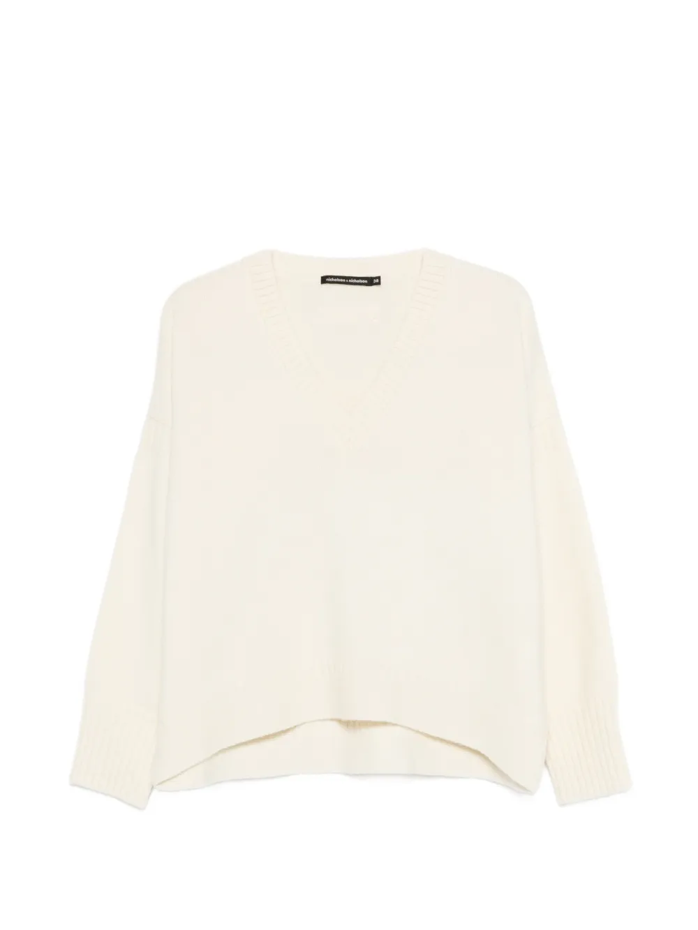 

Свитер Aura Off с V-образным вырезом Nicholson & Nicholson, бежевый