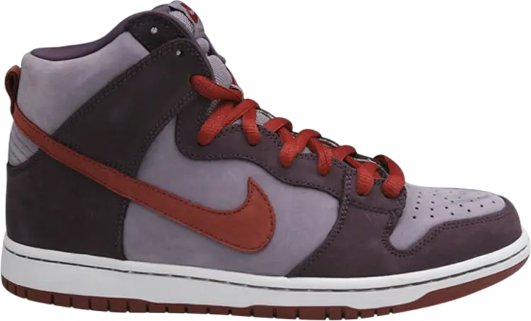 Кроссовки Nike Dunk High Premium SB 'Plum', фиолетовый