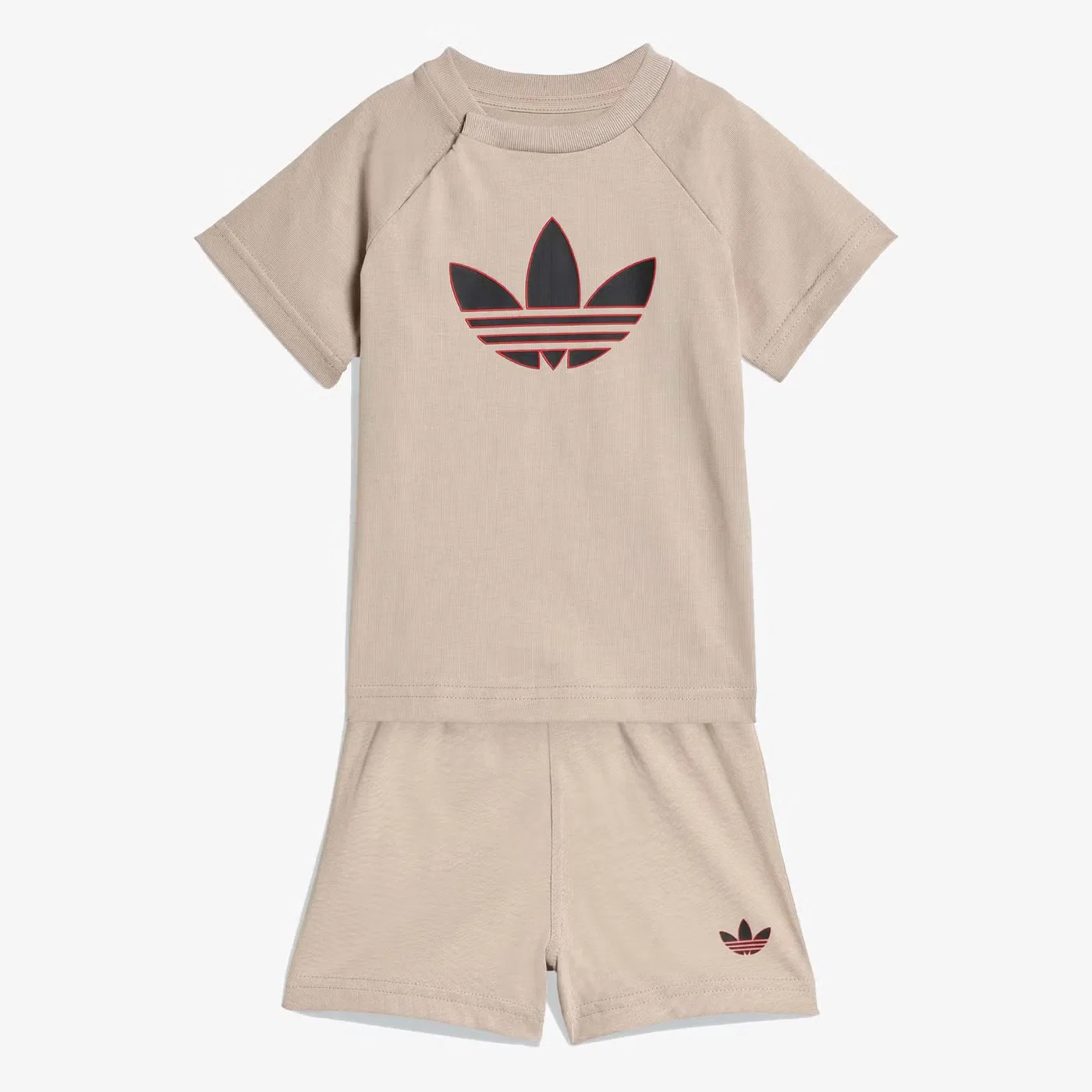 Комплект футболок с коротким рукавом Trefoil Adidas Originals, хаки — фото 2