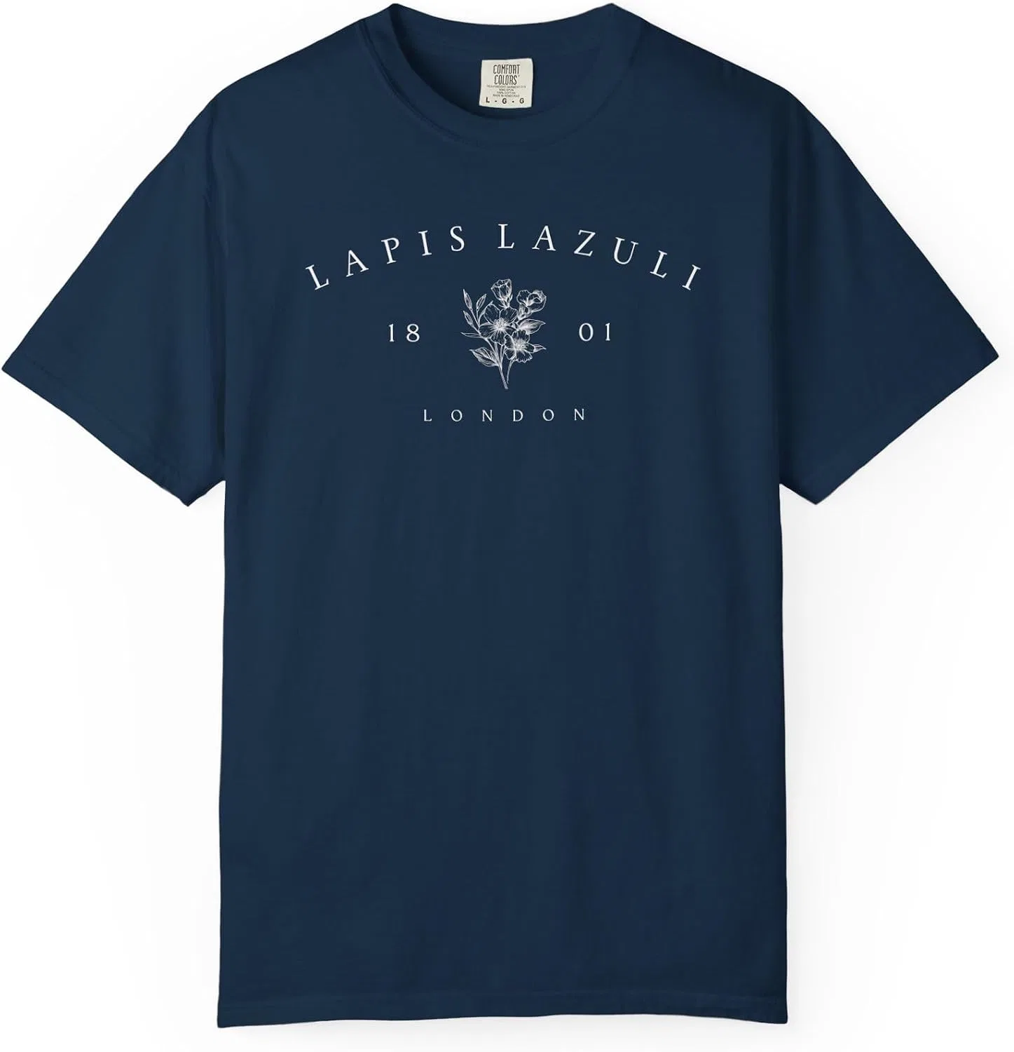Женская футболка с круглым вырезом Comfort Colors 1717, True Navy
