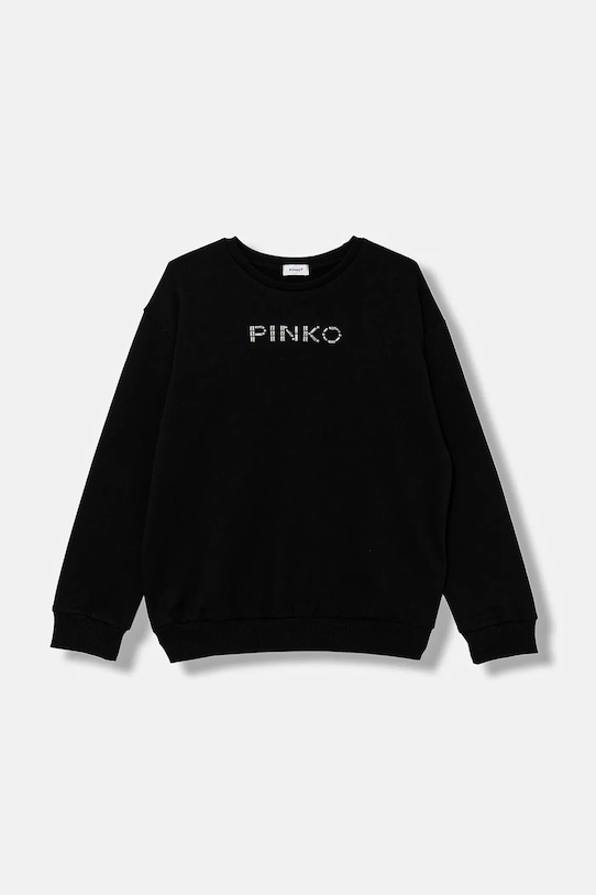 

Детская хлопковая толстовка Pinko, черный