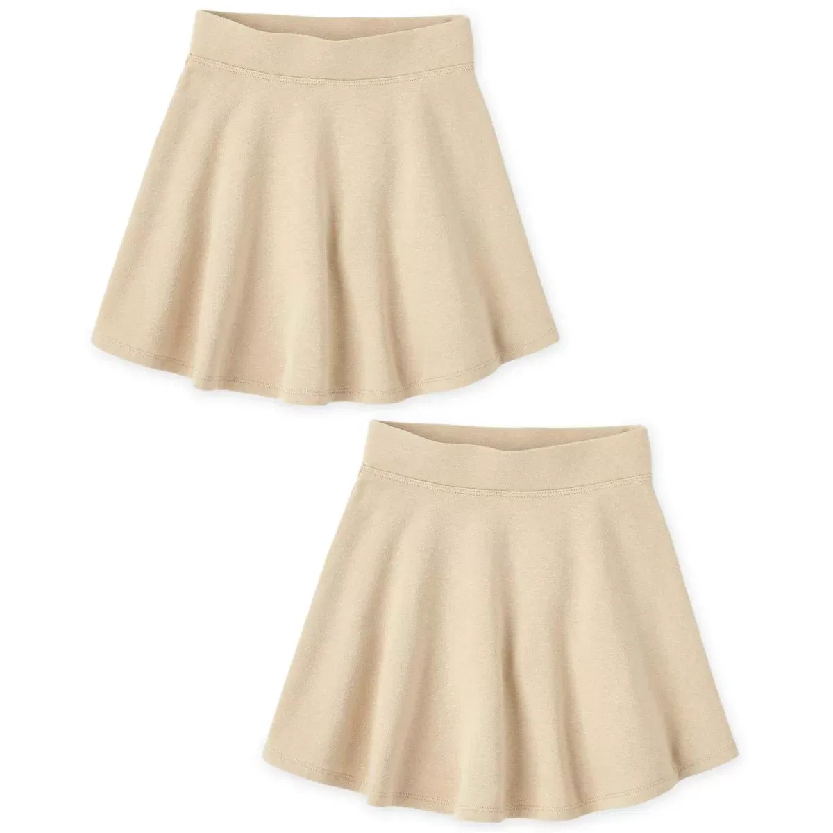 Детская юбка-шорты с принтом Active French Terry Knit 2-Pack The Children's Place, Tan