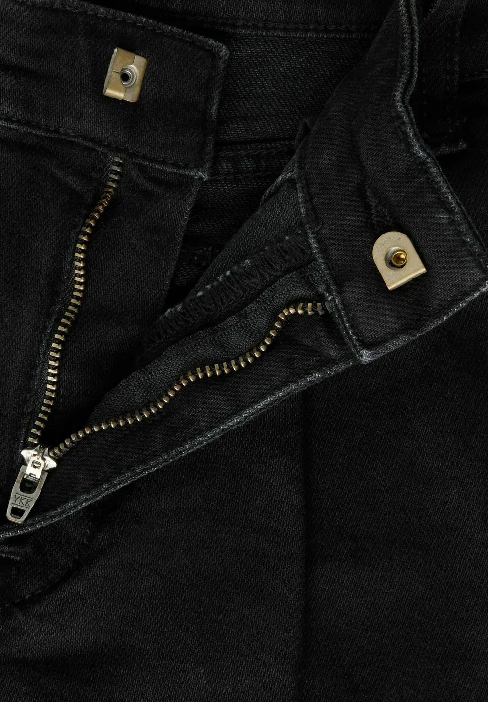Джинсы Nkfbella hw w pleat jeans 3020-az l noos - джинсы свободного кроя Name It, Black Denim — фото 3