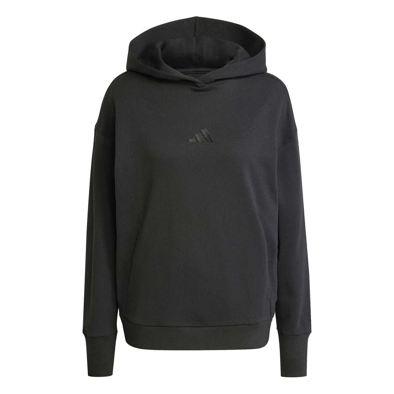 Женский свободный худи из французского футера All Szn adidas, Black
