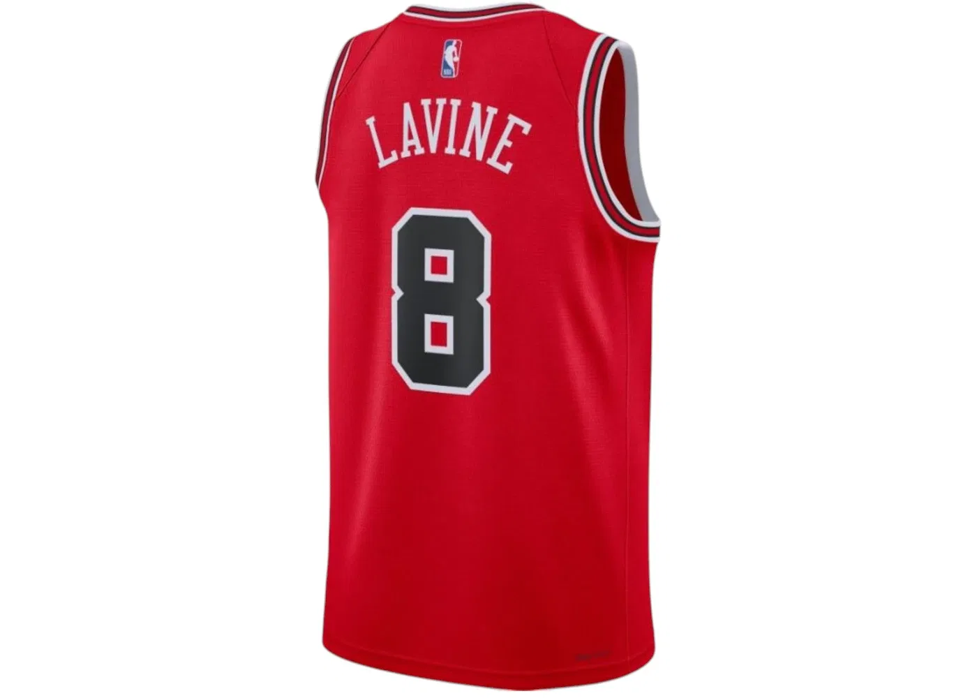 Мужская майка-джерси Nike NBA Chicago Bulls Zach Lavine 8 Icon Edition Swingman Jersey, Chicago Red/Black/White — фото 2