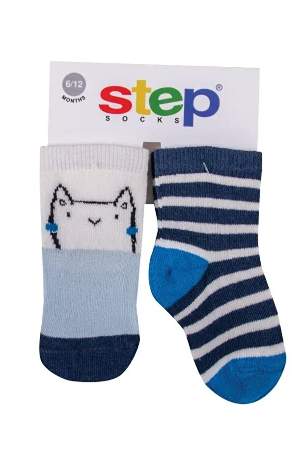 Детские носки для мальчиков с полосками Step Çorap, Mixed