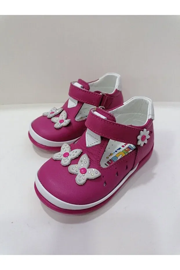 Детские ботиночки для первых шагов с ортопедической подошвой Özgür Kids, Fluffy White
