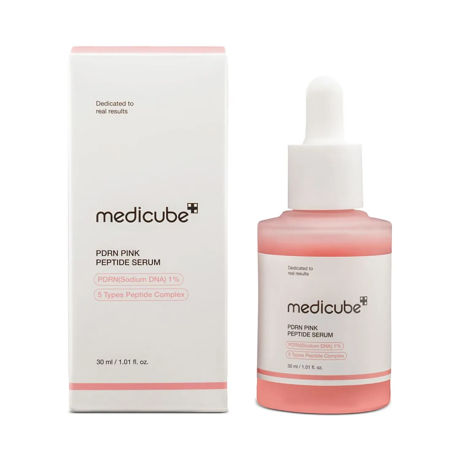Сыворотка для лица с пептидами PDRN Pink Peptide Serum Medicube, 30 мл — фото 2