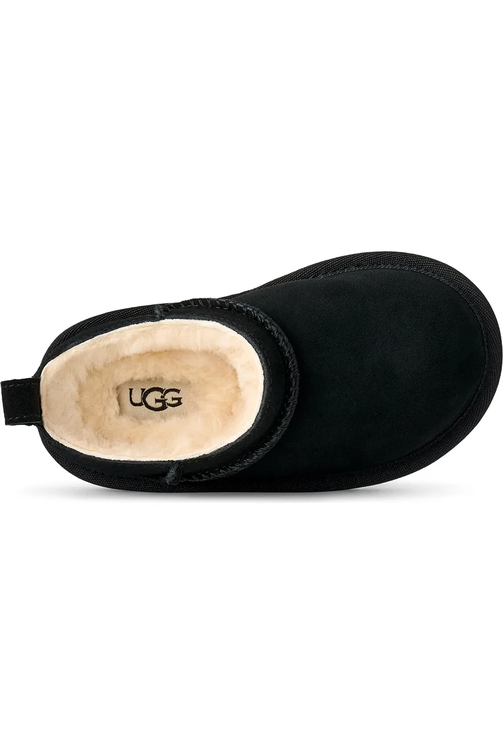 Детские сапоги слипоны на микроподошве Classic Micro UGG, черный — фото 4