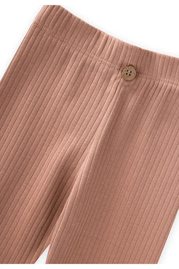 Детские леггинсы для девочек хлопковые Cigit, Brown — фото 4
