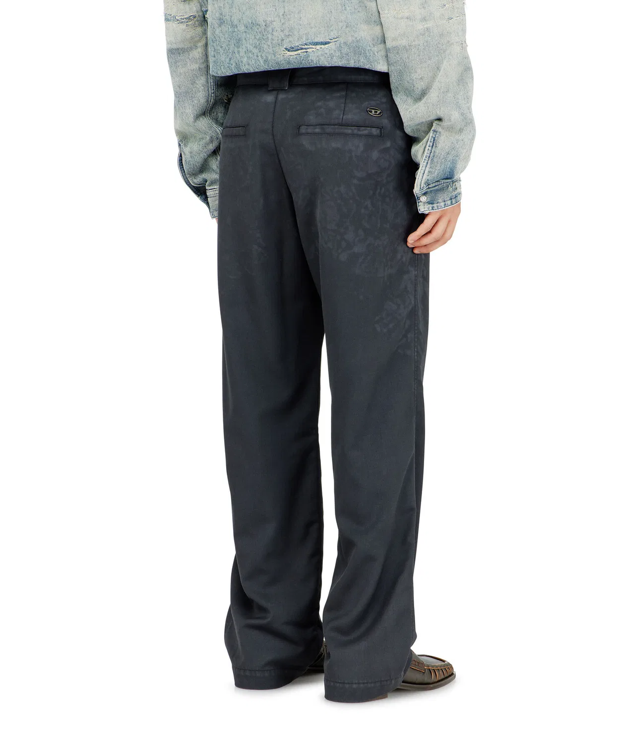 Мужские брюки чинос с принтом P-HANT-CHINO-AECB DIESEL, Black — фото 2