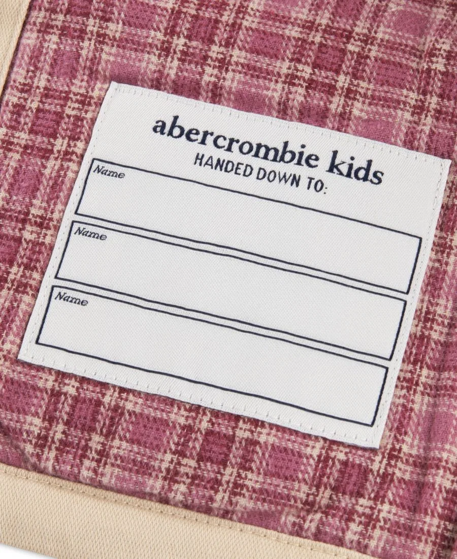 Детское пальто на подкладке с воротником-стойкой, с длинным рукавом abercrombie kids, New Oyster Gray — фото 4