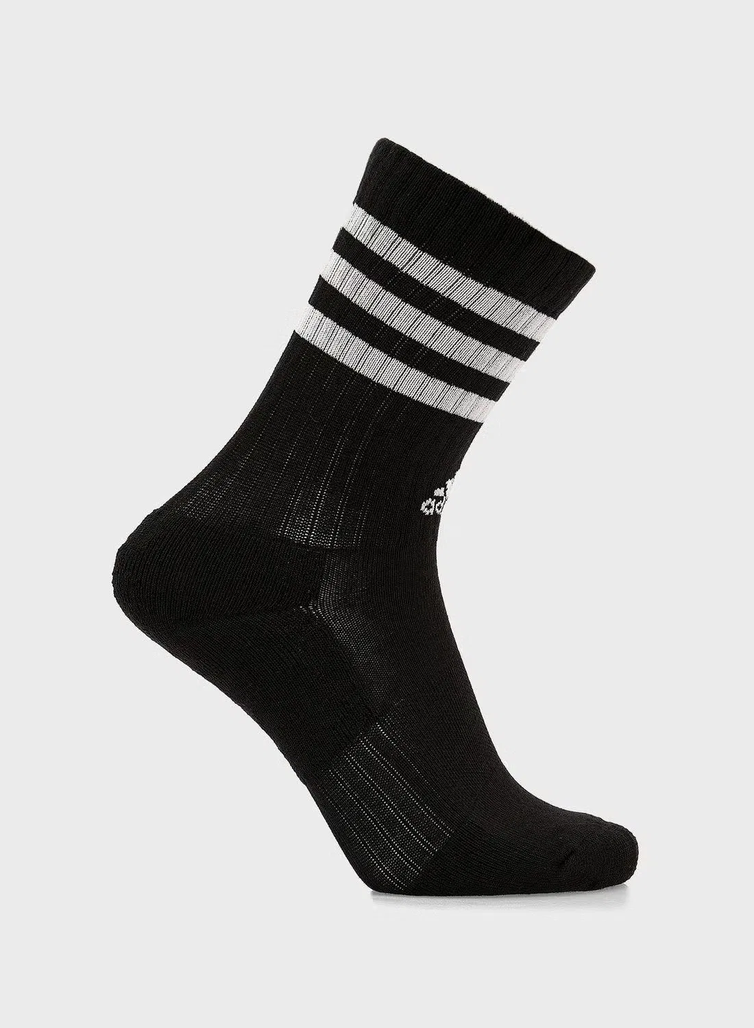 Носки высокие с амортизацией, 3 пары, 3-Stripes, Adidas, черный — фото 2