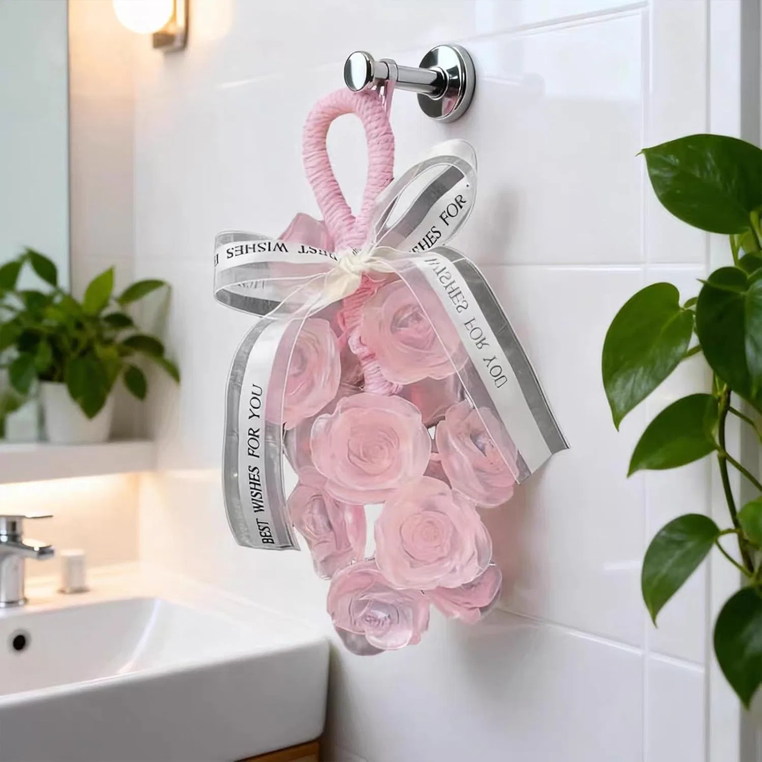 Мыло ручной работы Crystal Rose Scented Soap Bouquet, 100 г, White Generic — фото 3