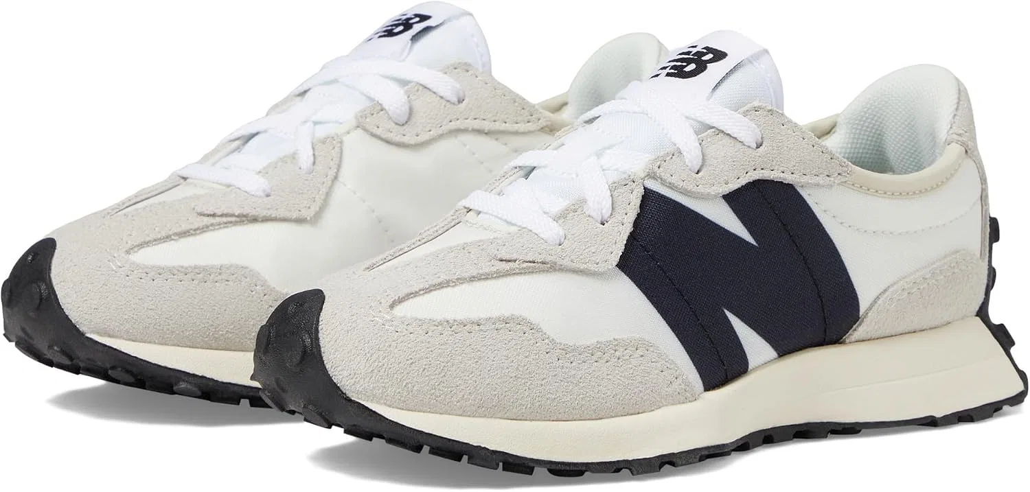 Детские кроссовки для девочек 327 New Balance, Silver Birch/Black