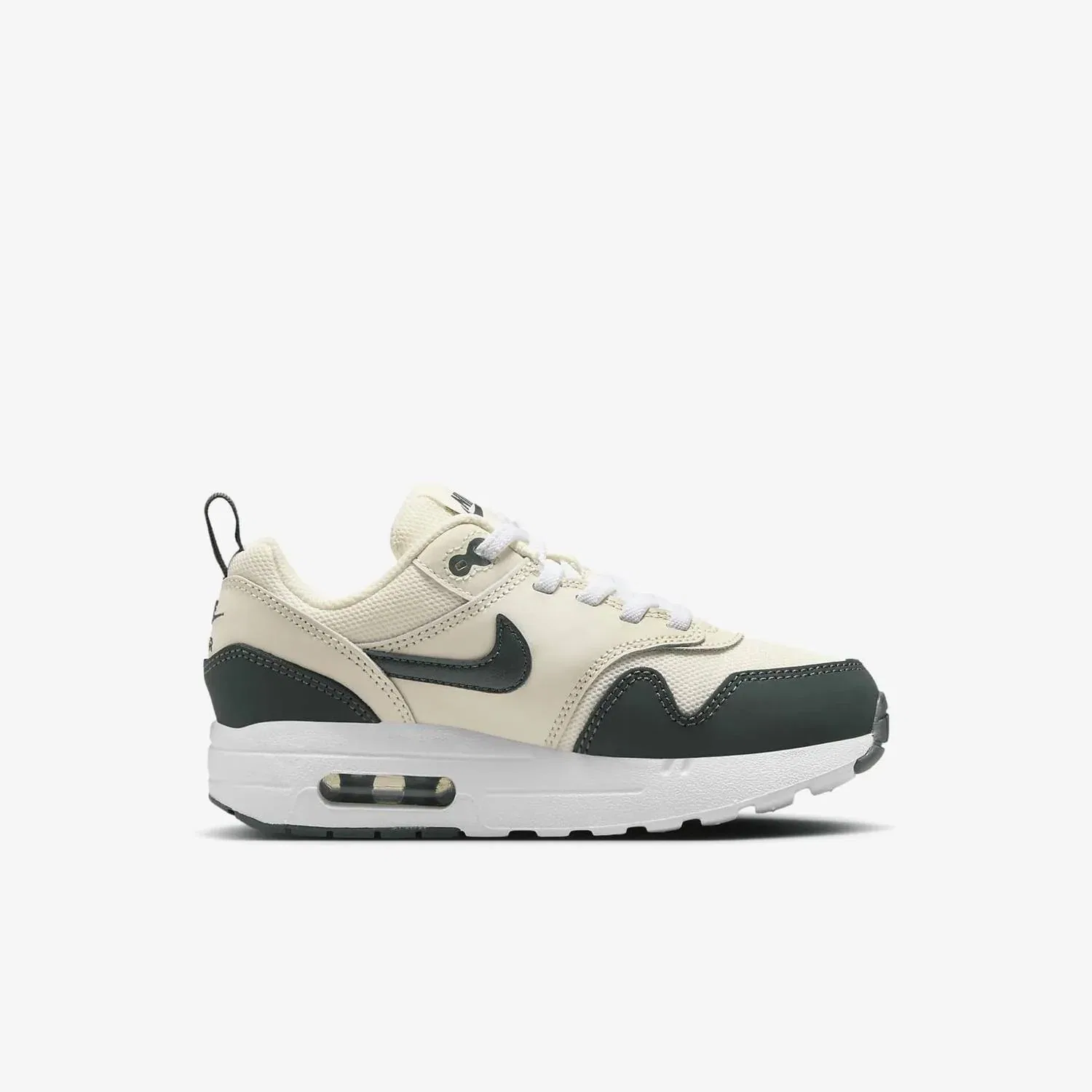 Детские кроссовки Nike Air Max 1 EasyOn с ремешком, Pale Ivory/White/Bicoastal/Vintage — фото 2