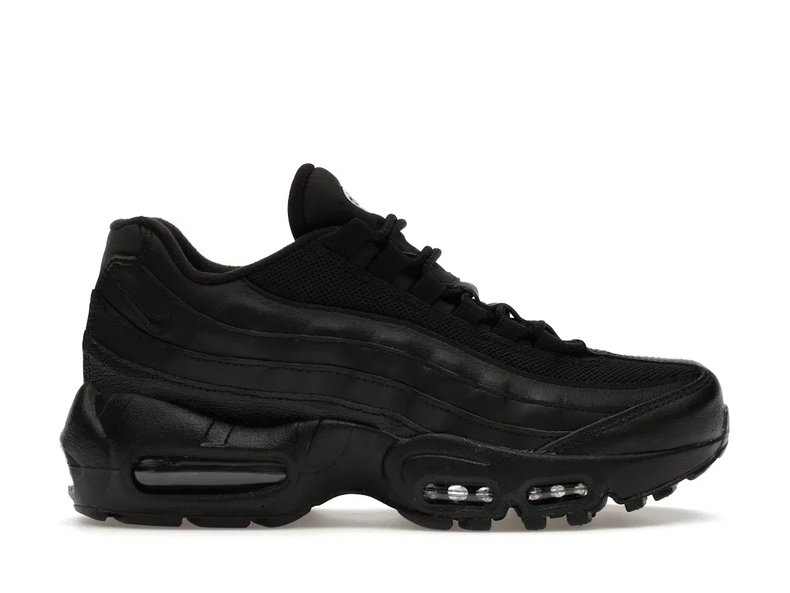 Детские кроссовки с сетчатым верхом Nike Air Max 95 Recraft, Black/Black/White/Black