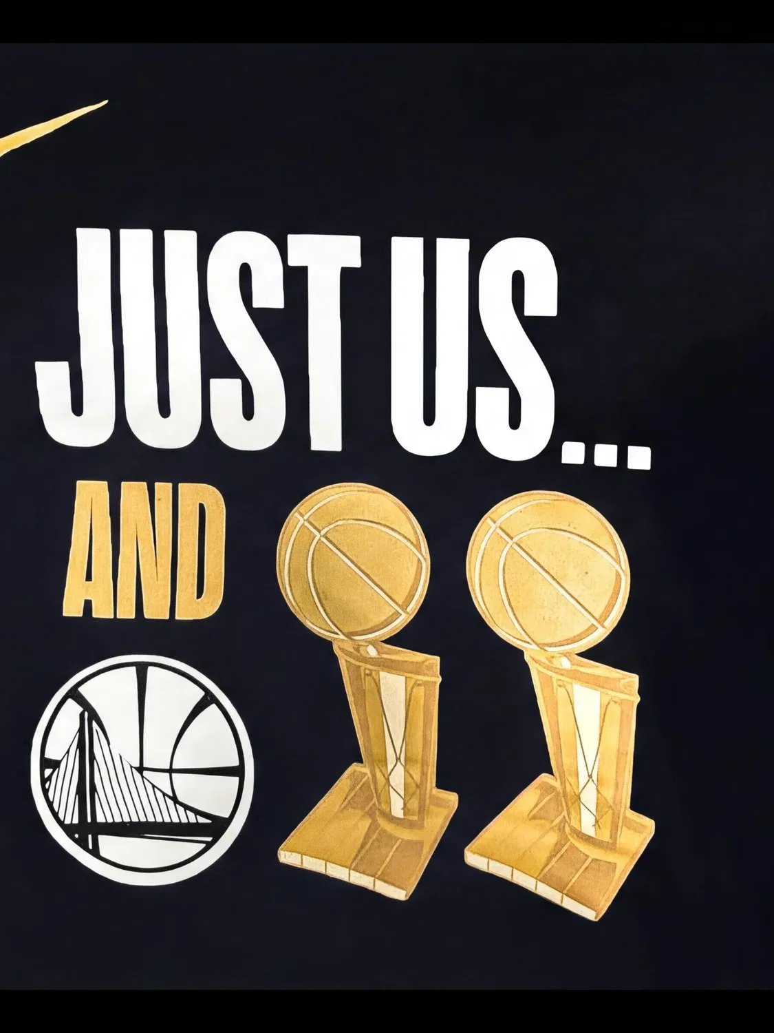Футболка Golden State Warriors The Town Dri-FIT Nike, черный — фото 2