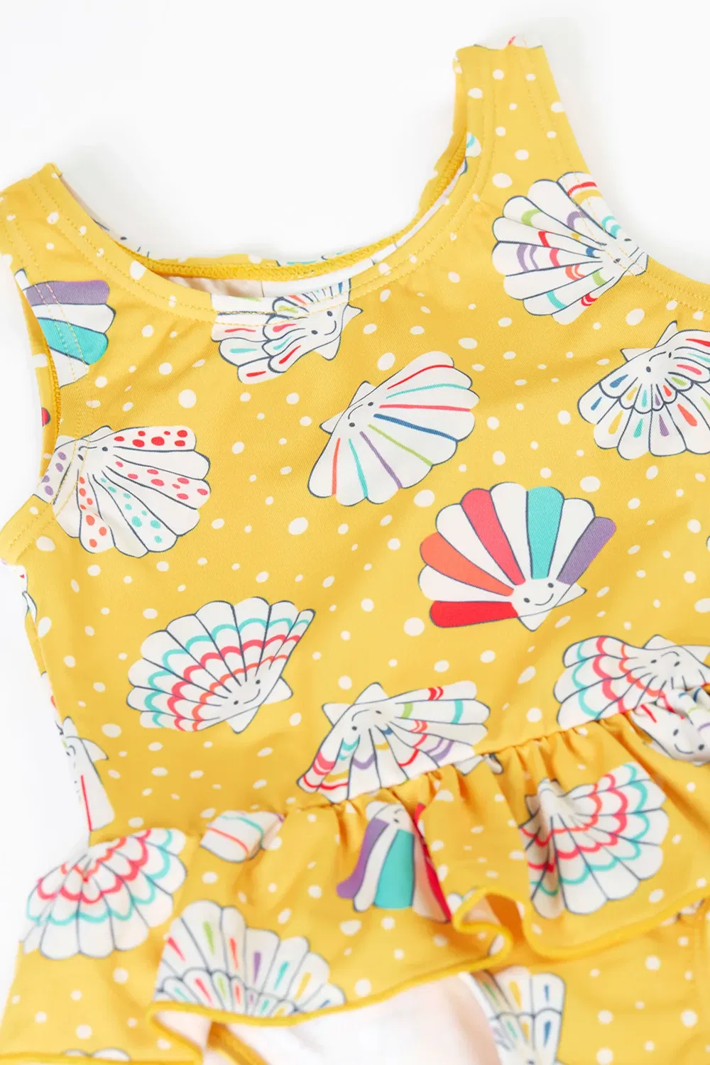 Детский купальник Little Coral Swimsuit Frugi, Yellow — фото 2