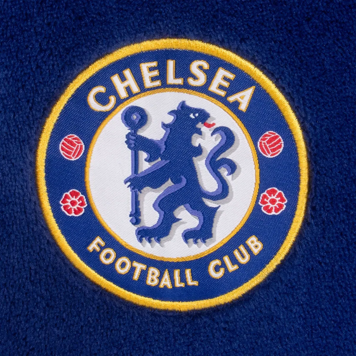 Детский халат с капюшоном из флиса Chelsea Fc, Navy — фото 2