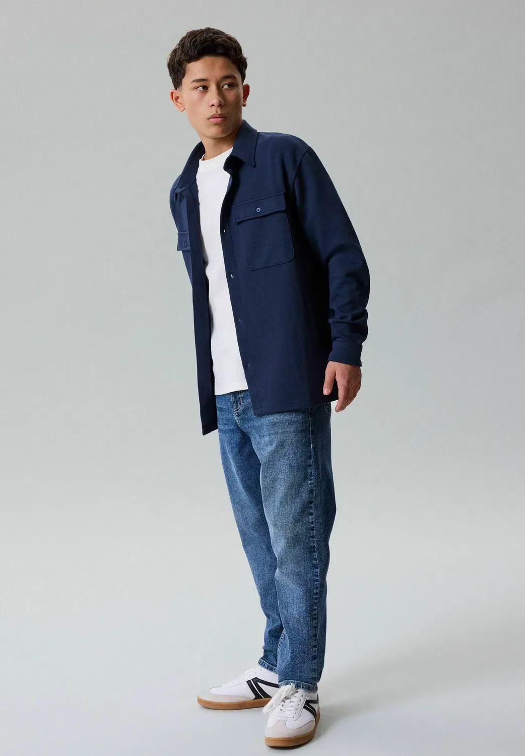 Рубашка свободного кроя Lmtd, Navy Blazer