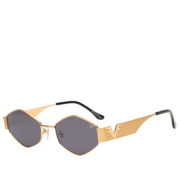 

Солнцезащитные очки Cypher 2 Vintage Frames Company, 24kt желтый золото & черный