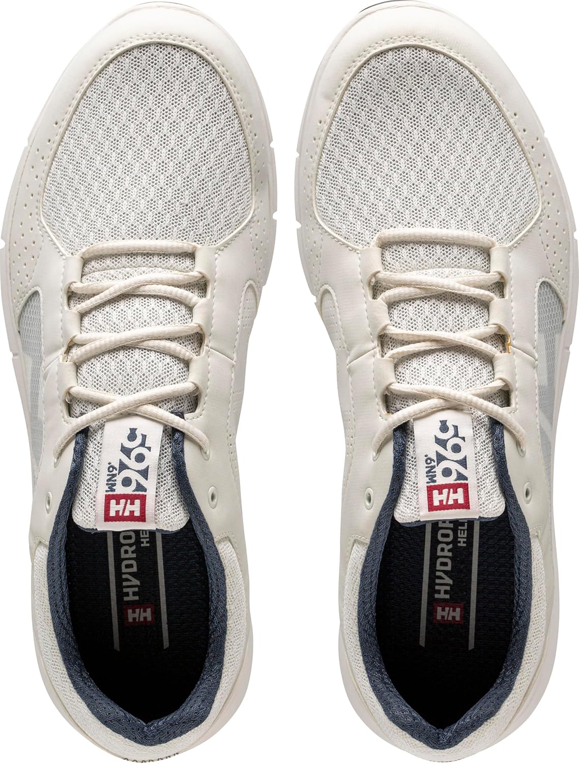 Helly-Hansen Ahiga V4 HP Boat Shoes for Men - Breathable, Lightweight, and Hard-Wearing Textile with EVA Cushion Midsole and Rubber Traction Outsole Helly Hansen, 013 Off White/Orion Blue — фото 4