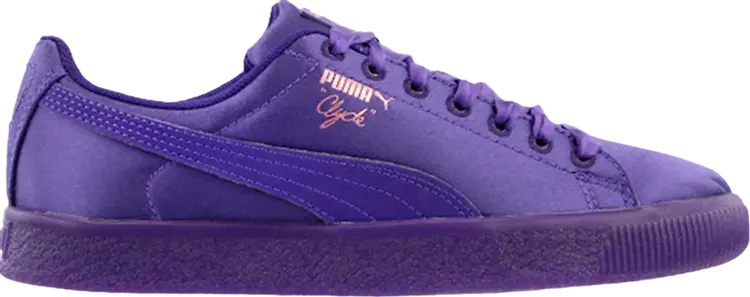 

Кроссовки Puma Clyde Satin Jr Violet Indigo, фиолетовый