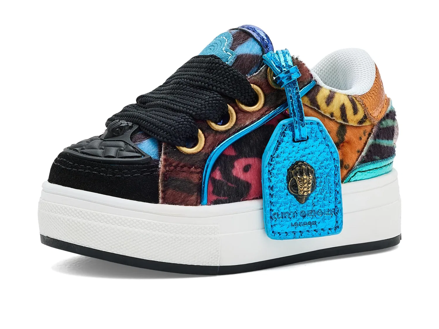 Кроссовки Mini Southbank Tag (для малышей) Kurt Geiger London Kids, Animal Mix