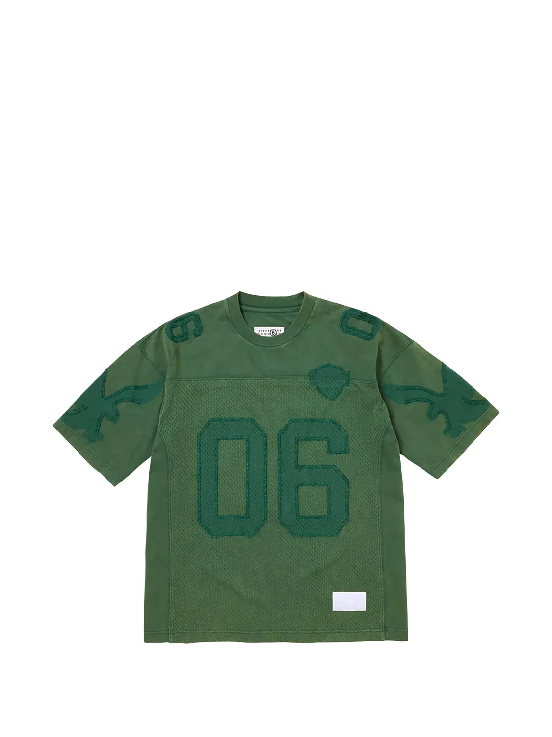 Футболка с круглым вырезом, зеленая Supreme, зеленый