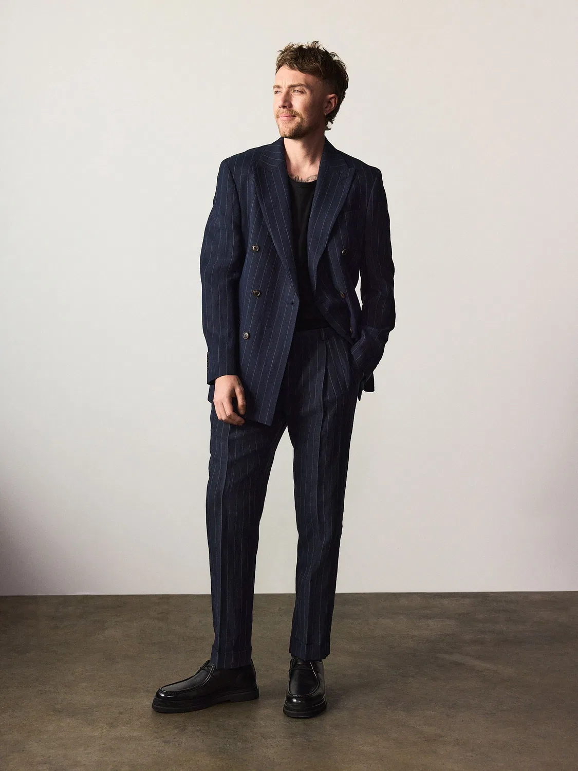 Пиджак костюмный Tailored Fit, Leomaster Next, темно-синий — фото 2