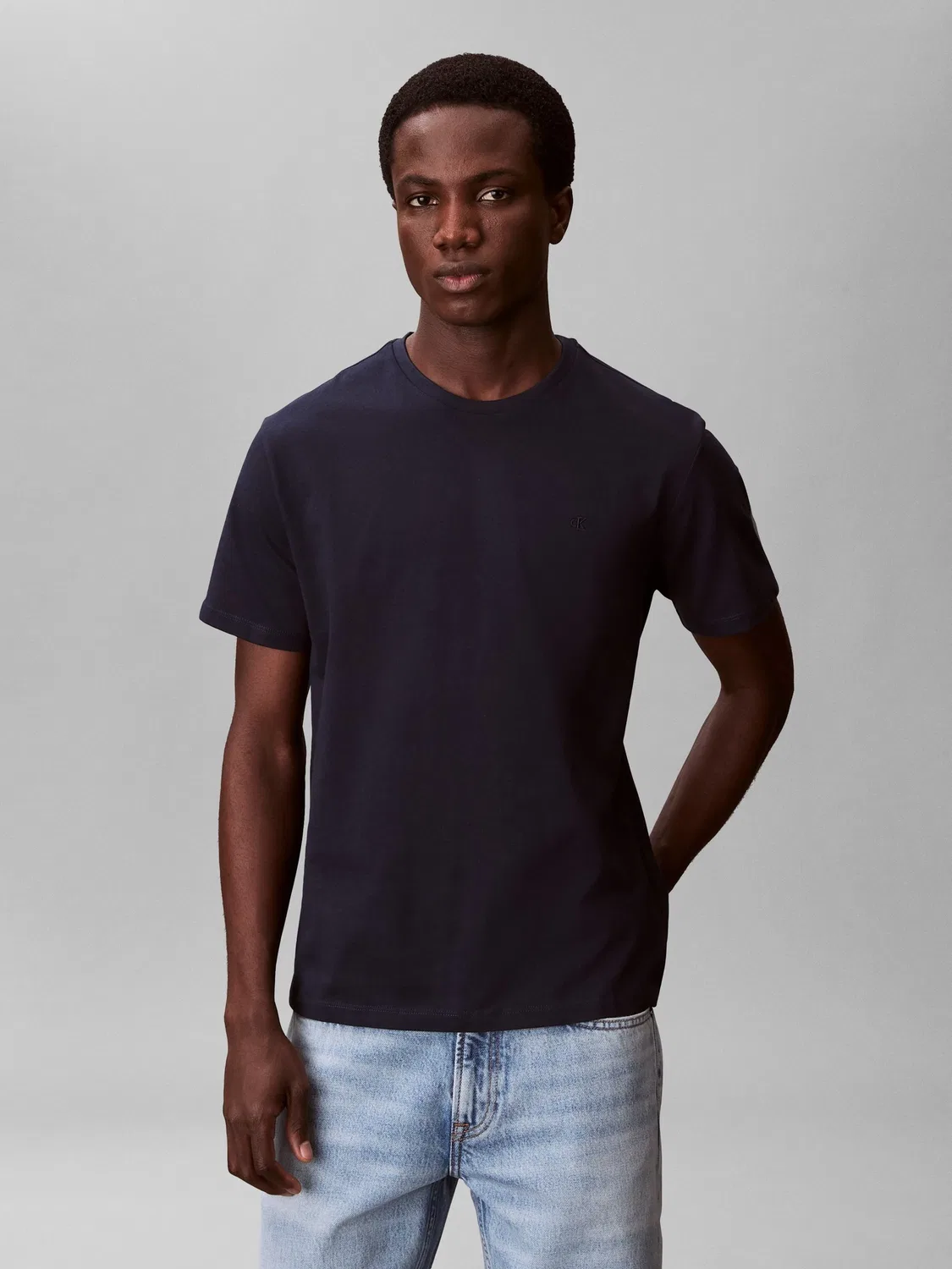 Футболка с монограммой Calvin Klein, Navy Blue