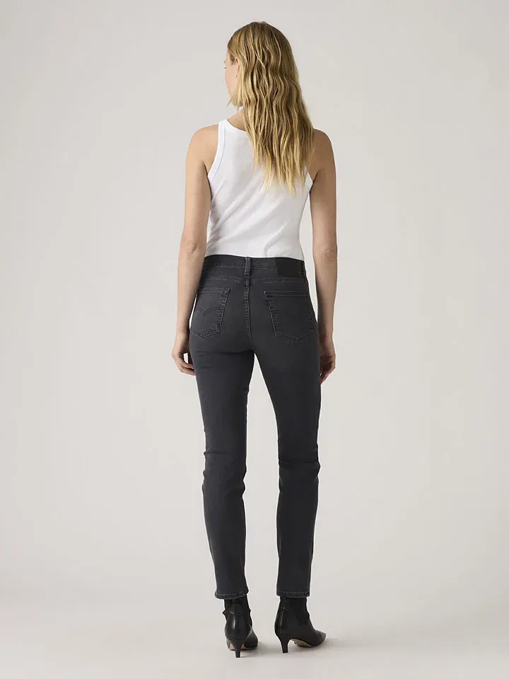 Женские джинсы slim fit 724 Levi's, Anthracite — фото 4