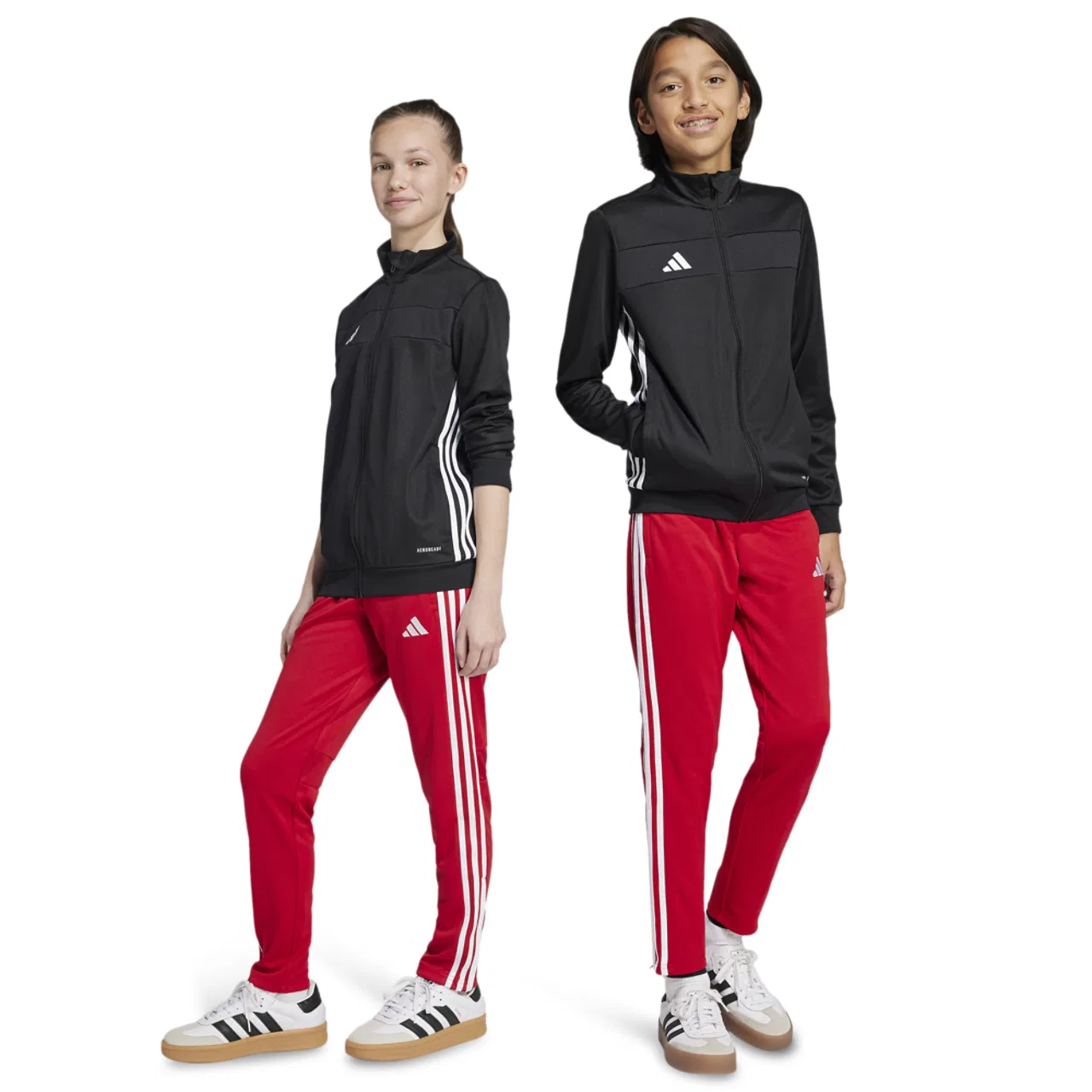 Брюки тренировочные для мальчиков Tiro 25 Essentials Adidas, цвет Team Power Red/White