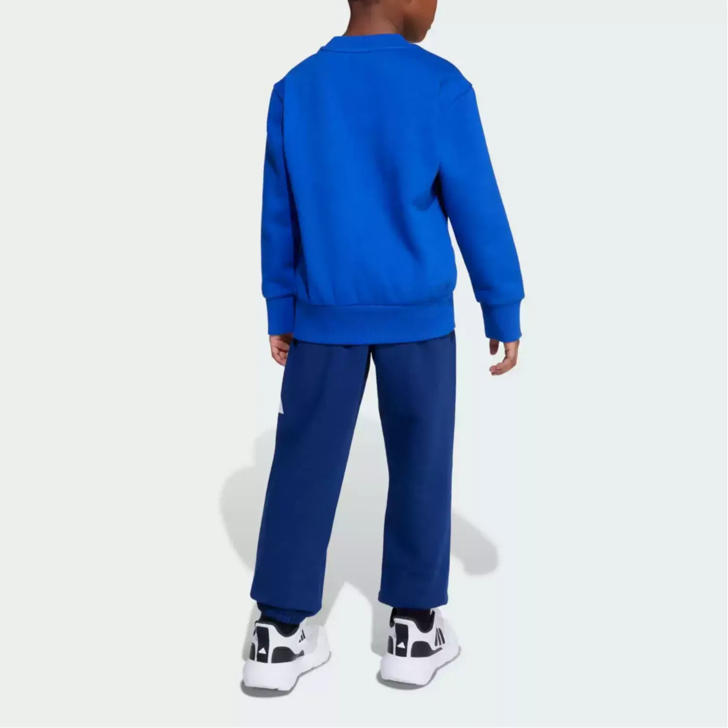 Детский комплект спортивной одежды с круглым вырезом Adidas, Blue — фото 4