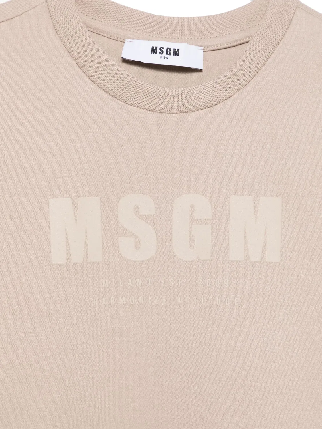Футболка из 100% хлопка MSGM, нейтральные — фото 3