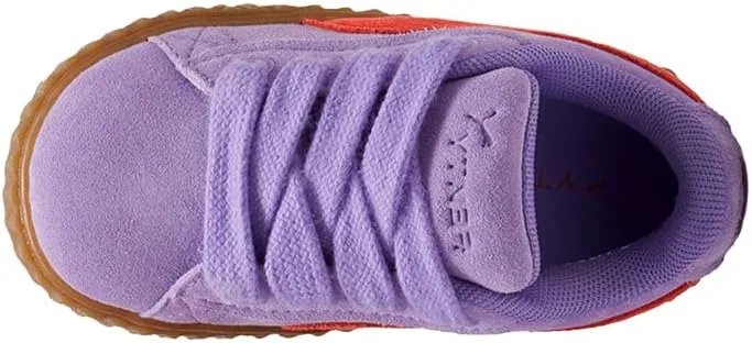 Детские кроссовки для девочек с шнуровкой Fenty X Creeper Phatty PUMA, Purple — фото 4