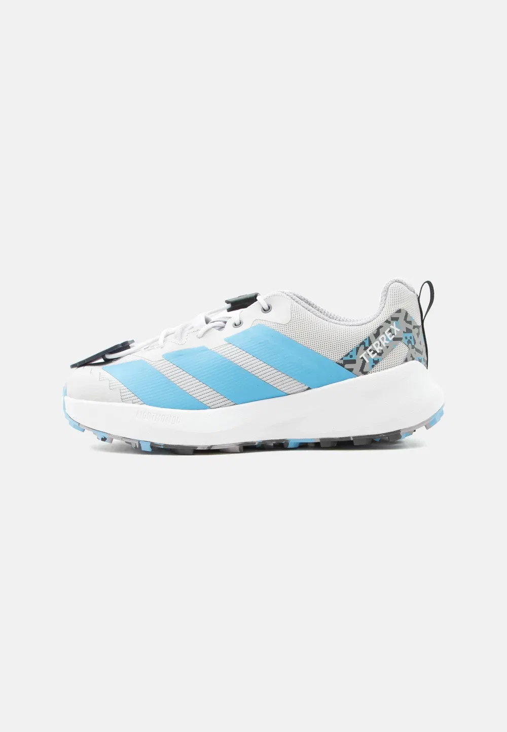 Agravic Minecraft унисекс - походные ботинки Adidas Terrex, Grey One/Semi Blue Burst/Core Black